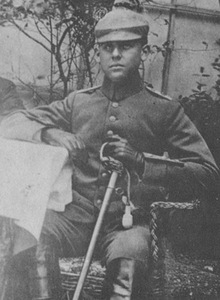Lieutenant E. Wurche in the Eastern front in 1915